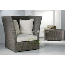 SL- (43) muebles de mimbre rattan de mimbre silla de sofá de espalda alta